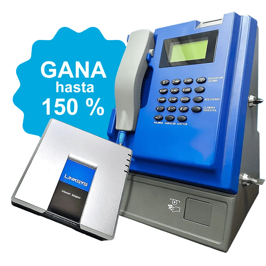Global3voip Teléfono público VoIP para tu negocio